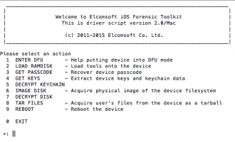 Elcomsoft iOS Forensic Toolkit 介绍及使用教程